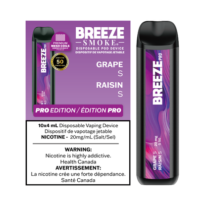 Breeze Pro S50 4mL Disposable Vape - Grape Soda