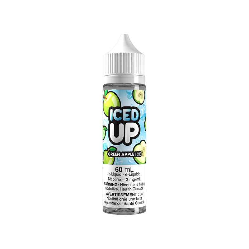 Iced Up Freebase 60mL — Green Apple Ice