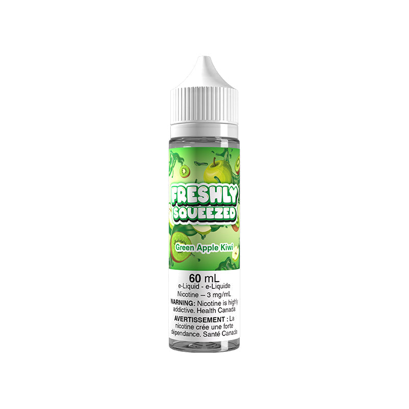 Freshly Squeezed Freebase 60mL — Green Apple Kiwi
