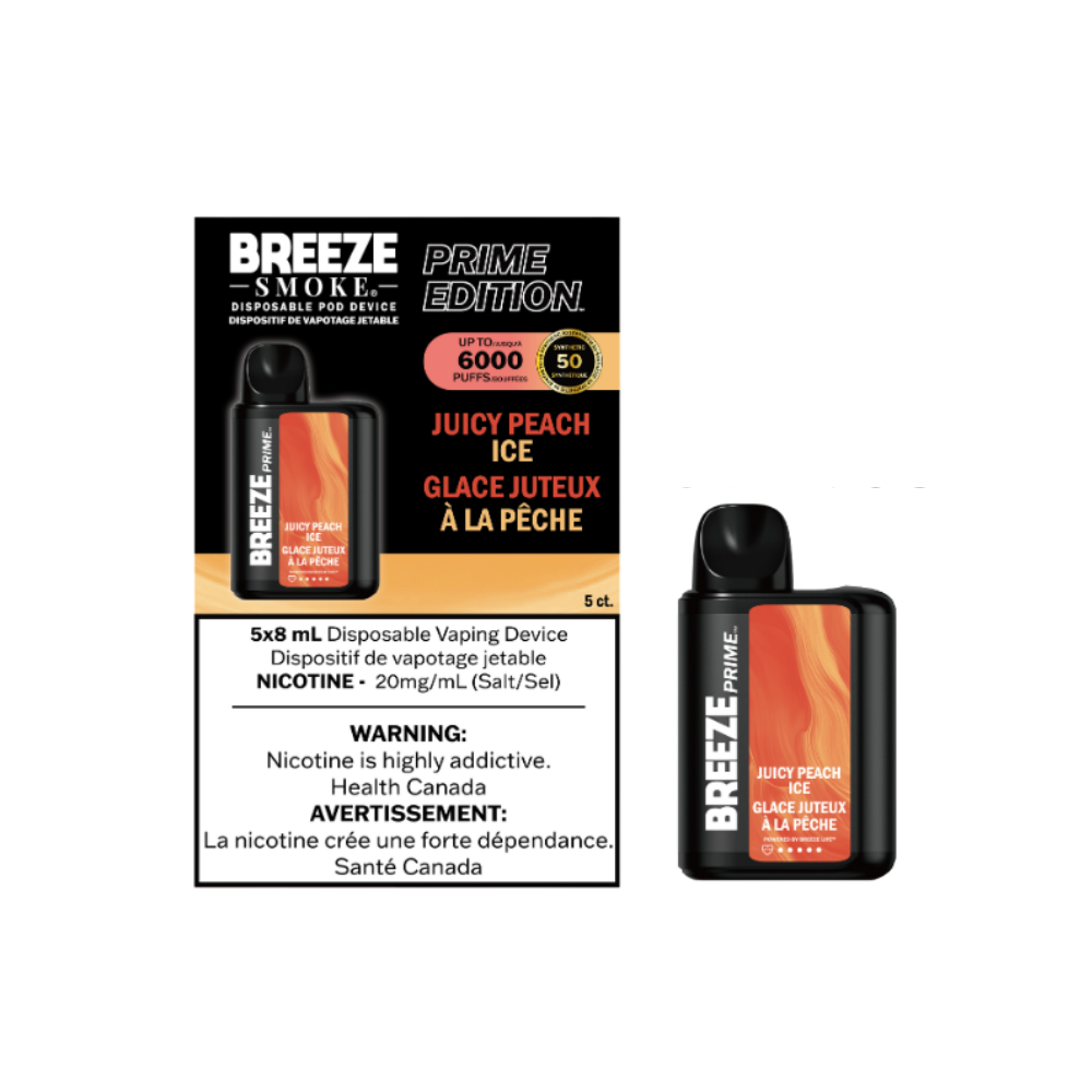 Breeze Prime S50 6000 - Juicy Peach Ice