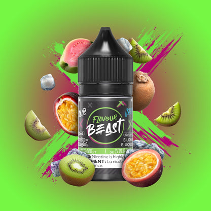Flavour Beast E-Liquid Salt 30mL Kewl Kiwi Passionfruit Iced - Supa Vapes