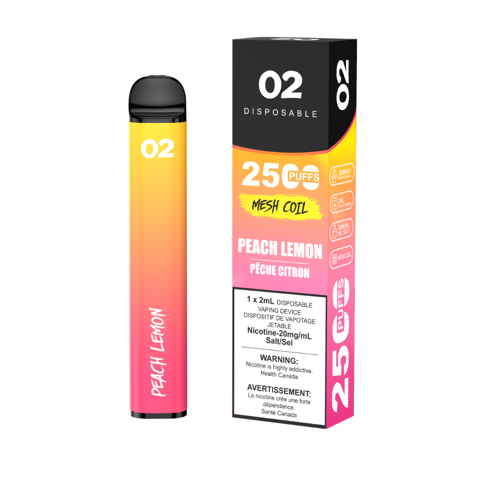 O2 2500 - Peach Lemon