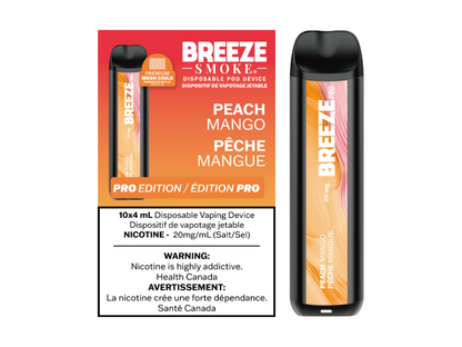 Breeze Pro 20mg Disposable Vape - Peach Mango