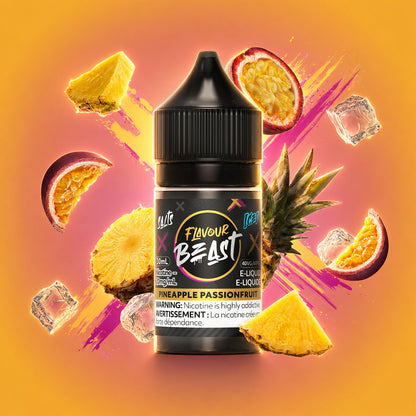 Flavour Beast E-Liquid Salt 30mL Pineapple Passionfruit Iced - Supa Vapes