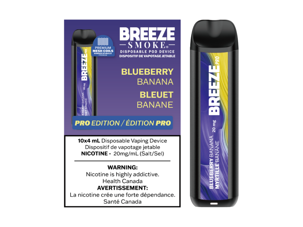 Breeze Pro 20mg Disposable Vape - Pink G