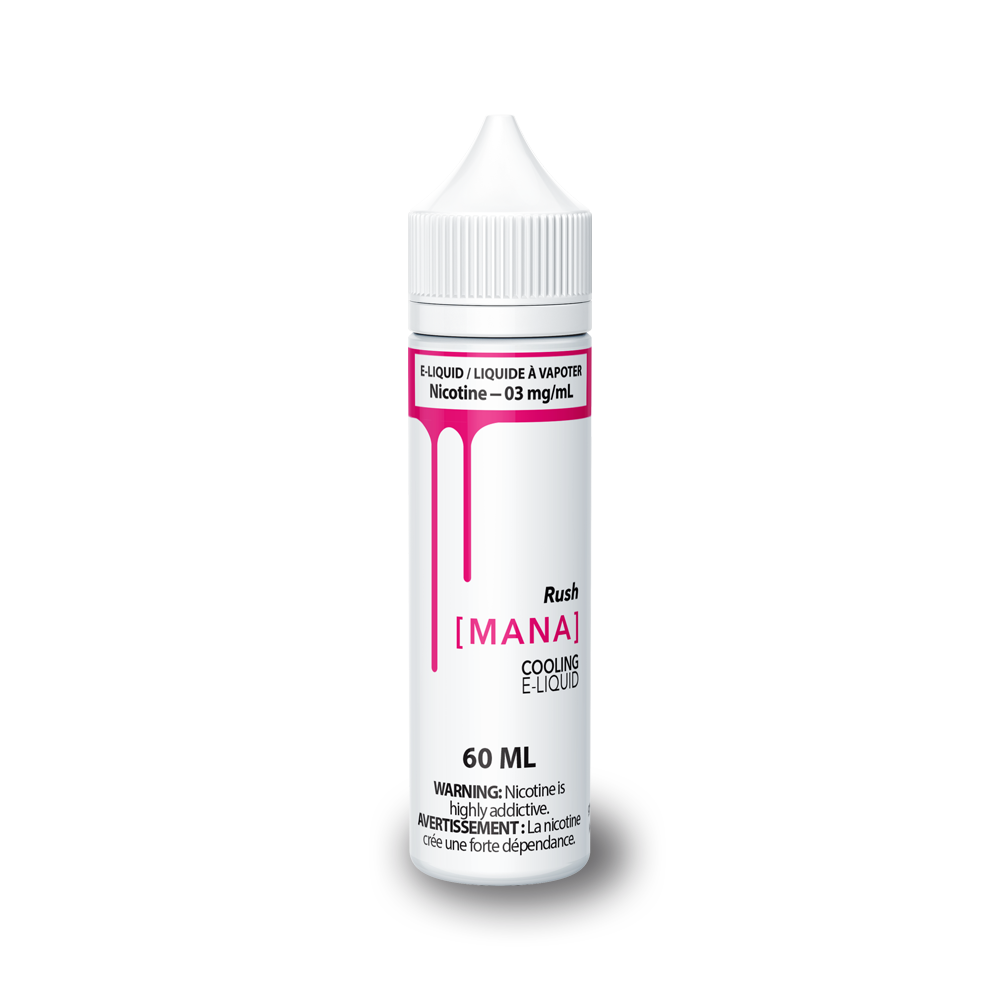 Mana Rush Salt Nic E-Liquid 60mL bottle