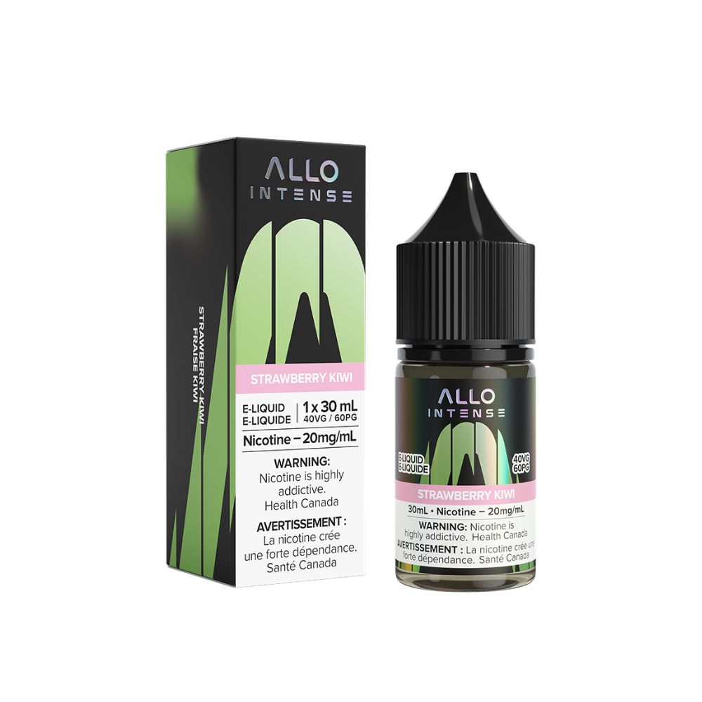 Allo Intense Strawberry Kiwi 30mL 20mg Salt Nic E-Liquid bottle