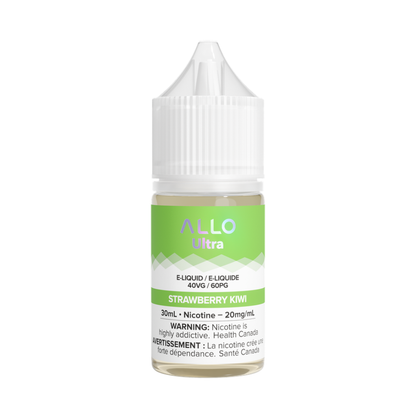 Allo Ultra Strawberry Kiwi 30mL 20mg Salt Nic E-Liquid bottle