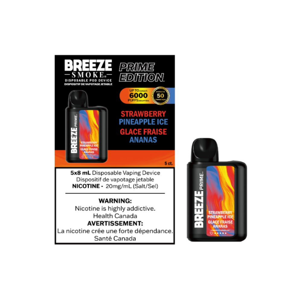 Breeze Prime S50 6000 - Strawberry Pineapple Ice