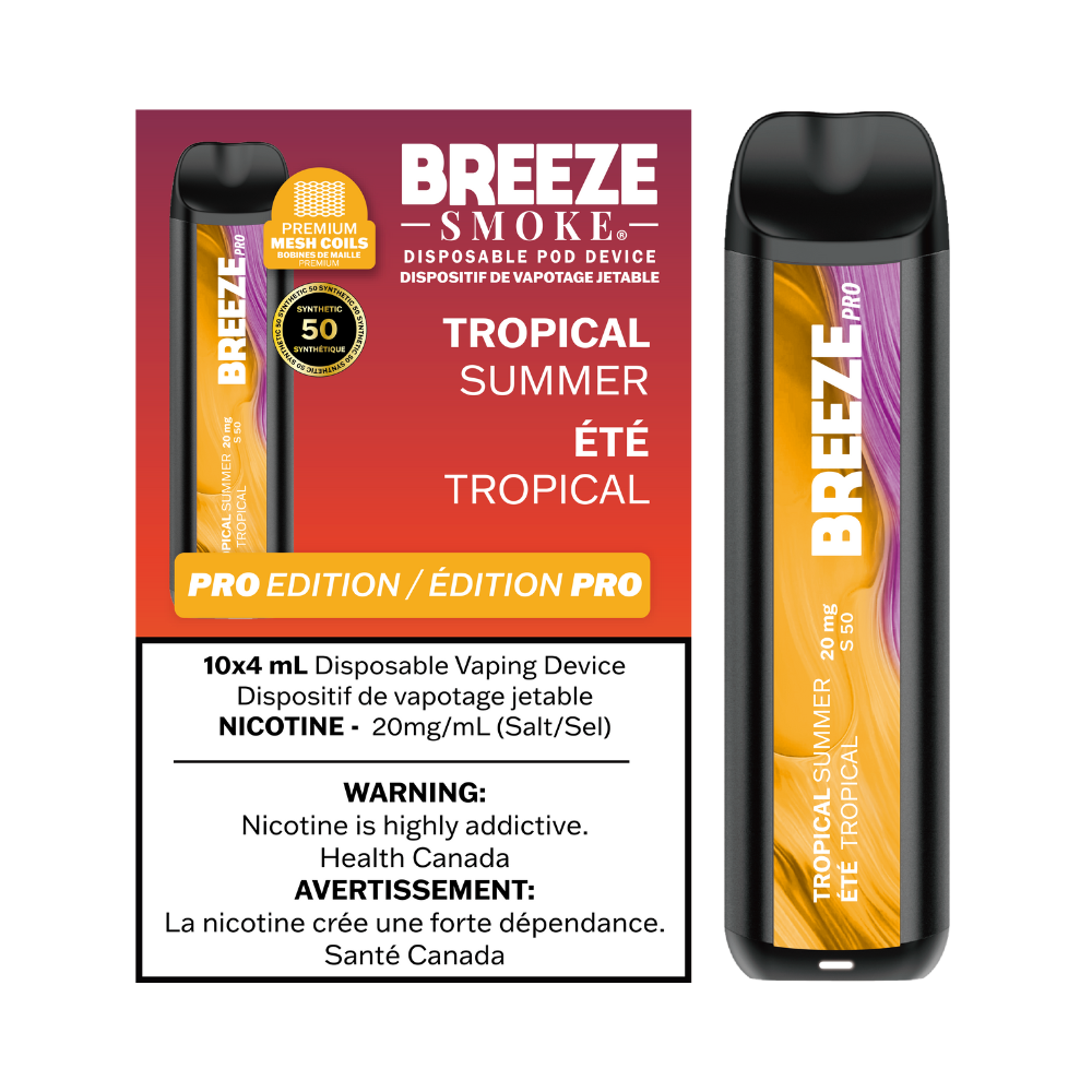 Breeze Pro S50 4mL Disposable Vape - Tropical Summer