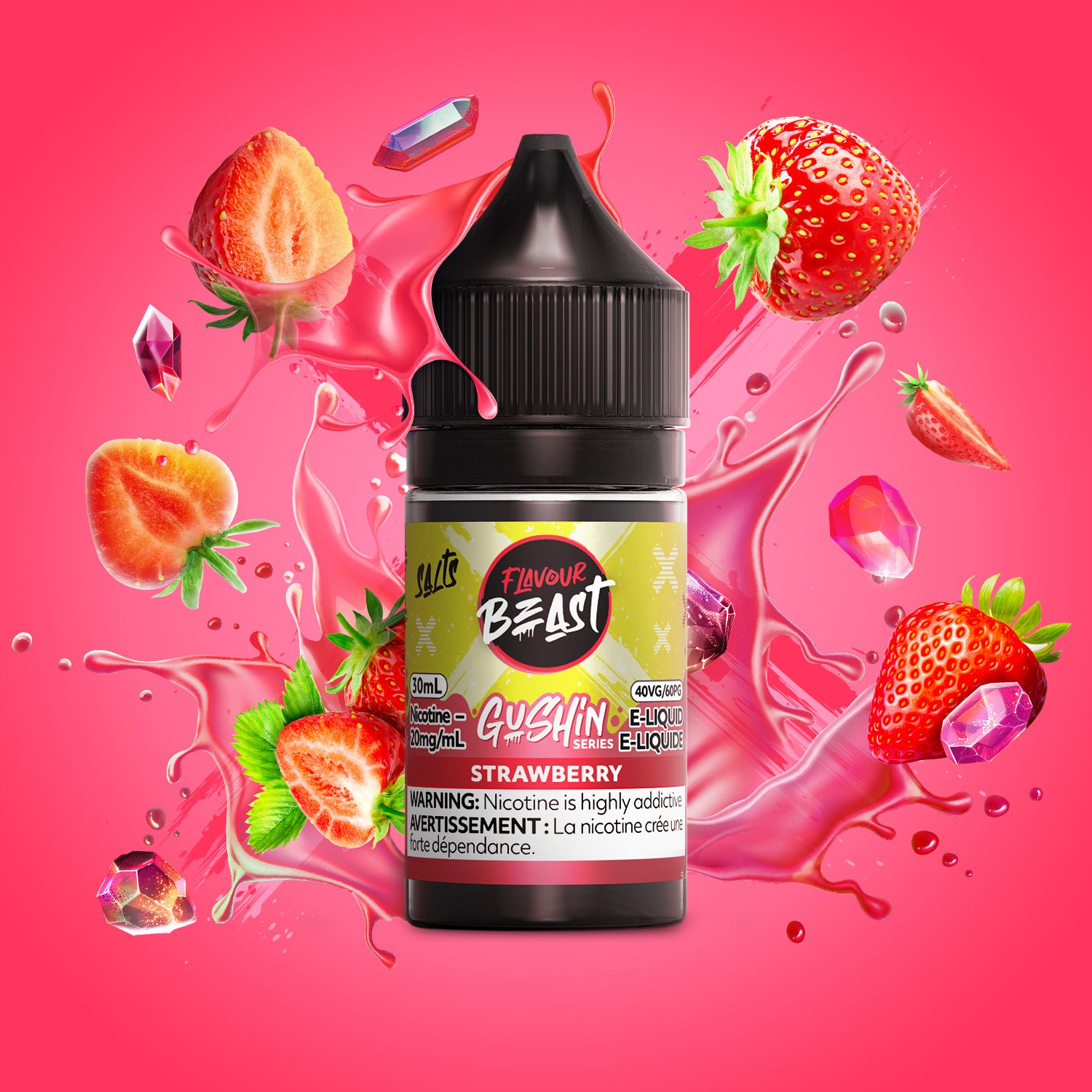 Flavour Beast Gushin Salt E-Liquid (30mL) | Iconic Candy Flavours