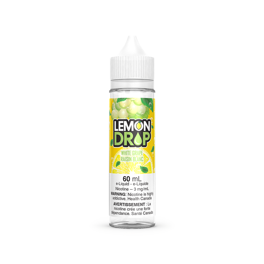 Lemon Drop vape juice, Blueberry flavour with 6mg nicotine, zesty lemon and blueberry blend, smooth and refreshing vaping experience, ideal for Ontario and Quebec vapers.