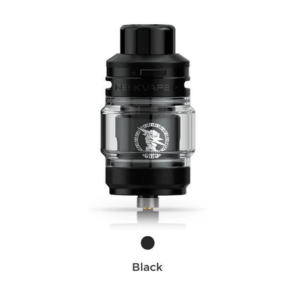 GEEKVAPE Z Sub-Ohm SE tank, Black variant, child safety lock, extended coil lifespan, high-performance vaping device, ideal for Ontario and Quebec vapers.