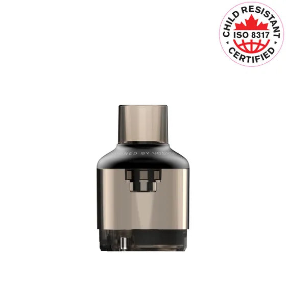 VOOPOO TPP Pod, Black, 2-pack replacement pods compatible with Drag 3 and Drag X Plus kits, designed for Ontario and Quebec vapers.