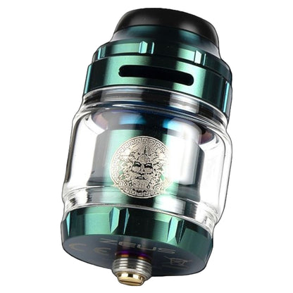 GEEKVAPE Zeus X Leakproof RTA, Gold finish, flavour-focused rebuildable tank atomizer, leakproof design, ideal for vapers in Ontario and Quebec.