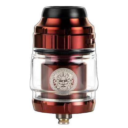 GEEKVAPE Zeus X Leakproof RTA, Red variant, leakproof rebuildable tank atomizer delivering vibrant style and flavor-rich clouds, perfect for Ontario and Quebec vapers.