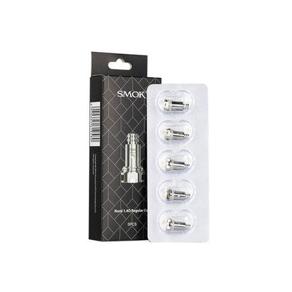 SMOK Nord Coil 5 PCS/PCK, 0.6Ω Nord Mesh Coil with Kanthal Mesh design, ideal for direct lung airflow vape coils, compatible with SMOK Nord devices, optimized for Ontario and Quebec vapers.
