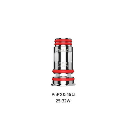 VOOPOO PNP X Mesh Coils 5/PCK, Mesh 0.6ohm variant, optimized for smooth vaping at 18W-23W power, pack of 5 replacement coils, ideal for vapers in Ontario and Quebec.
