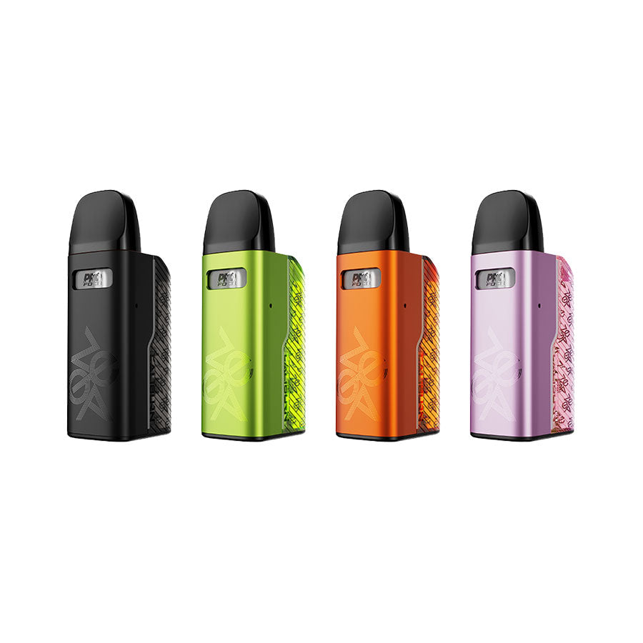 UWELL Caliburn GZ2 Cyber Pod Kit, default variant, 850mAh battery, 17W max power, aluminum alloy body with TRON-style RGB display, stylish and durable pod kit for Ontario and Quebec vapers