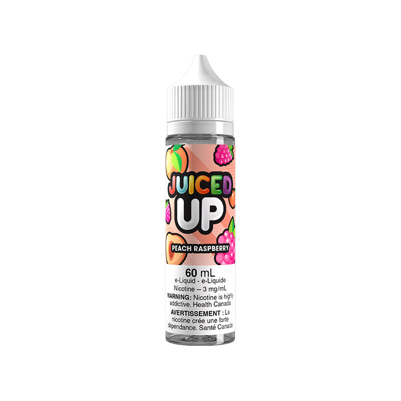 Juiced Up Freebase E-Liquid 60mL — Peach Raspberry