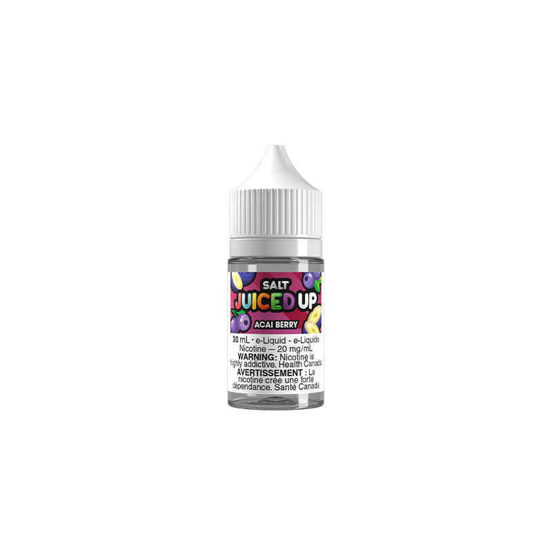 Juiced Up Salt Nic E-Liquid 30mL — Acai Berry