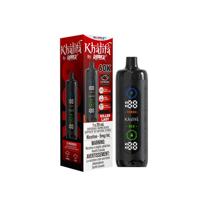 Khalifa Bar 60K Disposable Vape | 60,000 Puffs (5mg Freebase)