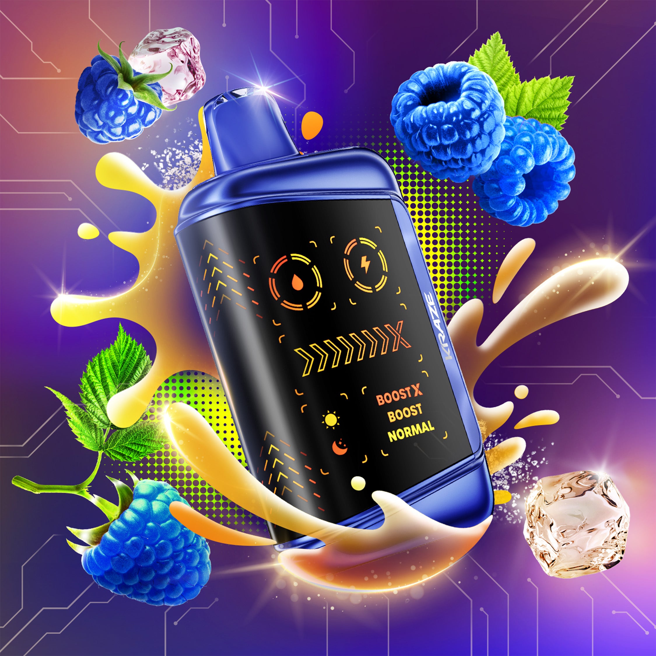 Kraze 48K 20mg Tangy Blue Razz Ice