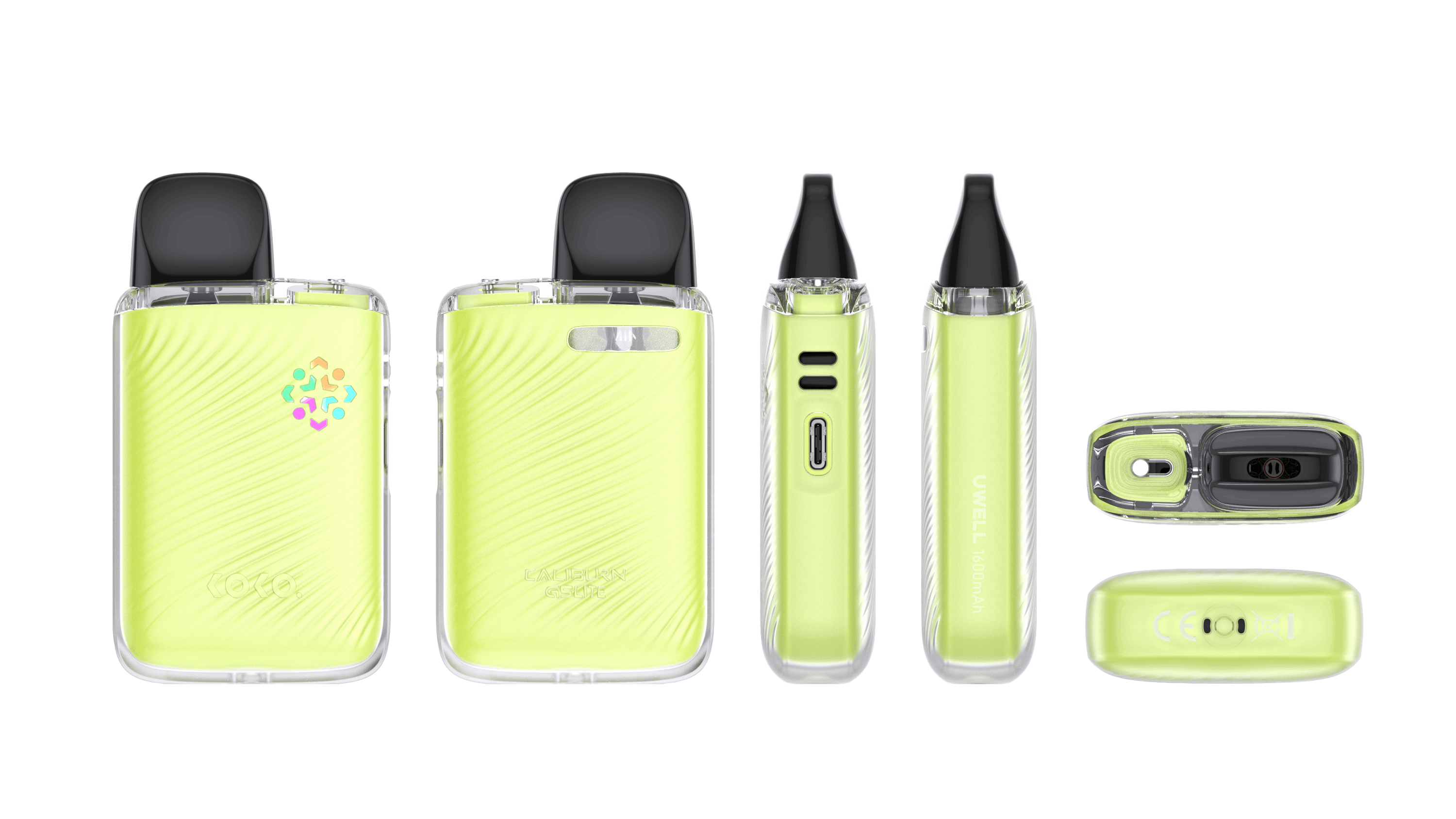 Lemon Green G5 Lite Koko device in multiple angles