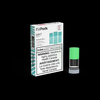 Z Pods Fruit Clouds (Fluff) flavour pod with smooth and impactful nicotine blend, designed for Ontario and Quebec vapers.