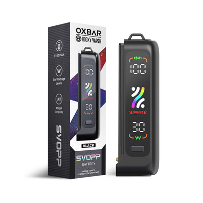 OXBAR Rocky Vapor SVOPP Device, Gunmetal finish, sleek and stylish design, high-performance vape device ideal for Ontario and Quebec vapers.