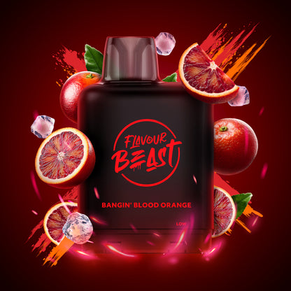 Flavour Beast Level X Boost 25K, Mtn Citrus Raspberry flavour, 25,000 puffs, 20mL vape juice capacity, long-lasting pre-filled pod, ideal for Ontario and Quebec vapers.