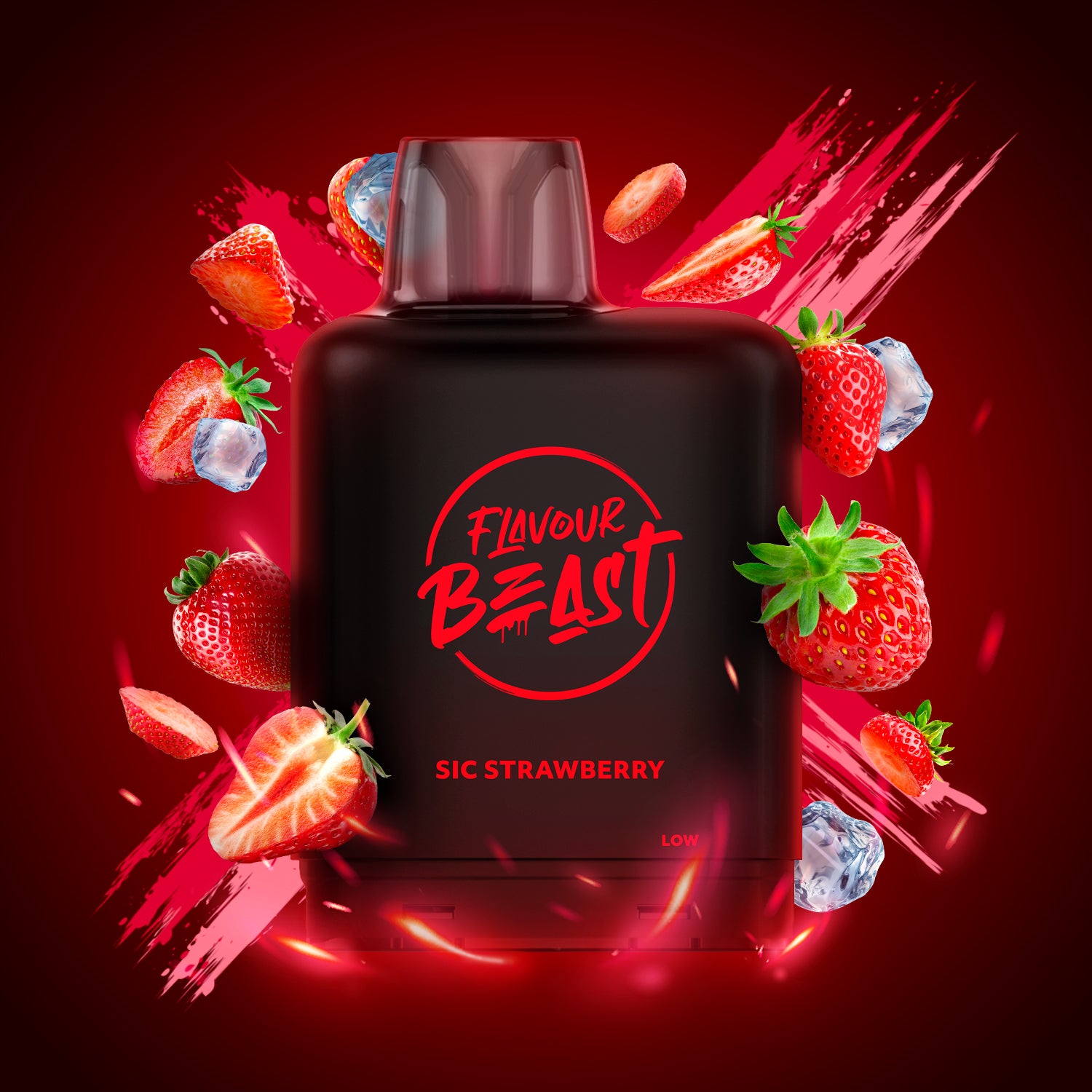 Flavour Beast Level X Boost 25K, Hip Honeydew Mango flavour pod, 20mL capacity delivering up to 25,000 puffs, long-lasting hybrid vape pod, optimized for Ontario and Quebec vapers.