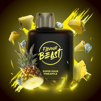 Flavour Beast Level X Boost 25K pod, Blazing Banana Blackberry flavour, hybrid technology for long-lasting vaping, optimized for Ontario and Quebec vapers.