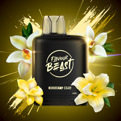 Flavour Beast Level X Boost 25K, Rad Razz Melon flavour pod, 20mL vape juice capacity, up to 25,000 puffs, long-lasting hybrid vape, ideal for Ontario and Quebec vapers.