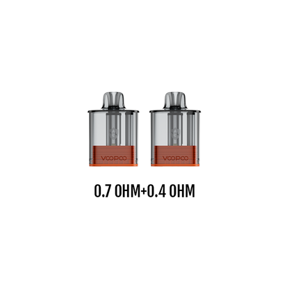VOOPOO Vrizz V2 Replacement Pod 0.7ohm + 0.4ohm