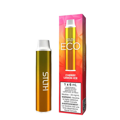 STLTH ECO Disposable Vape, Strawberry Kiwi Ice flavour, 20mg nicotine, disposable vape for smooth and hassle-free vaping experience in Ontario and Quebec.