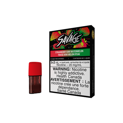 STLTH Savage Pods — Strawberry Kiwi Watermelon