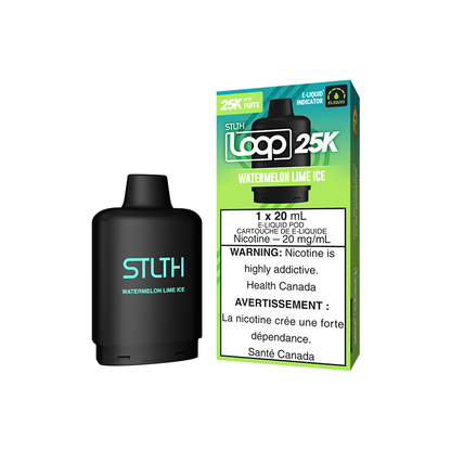 STLTH Loop 25K pod — Watermelon Lime Ice flavour | Supa Vapes Canada