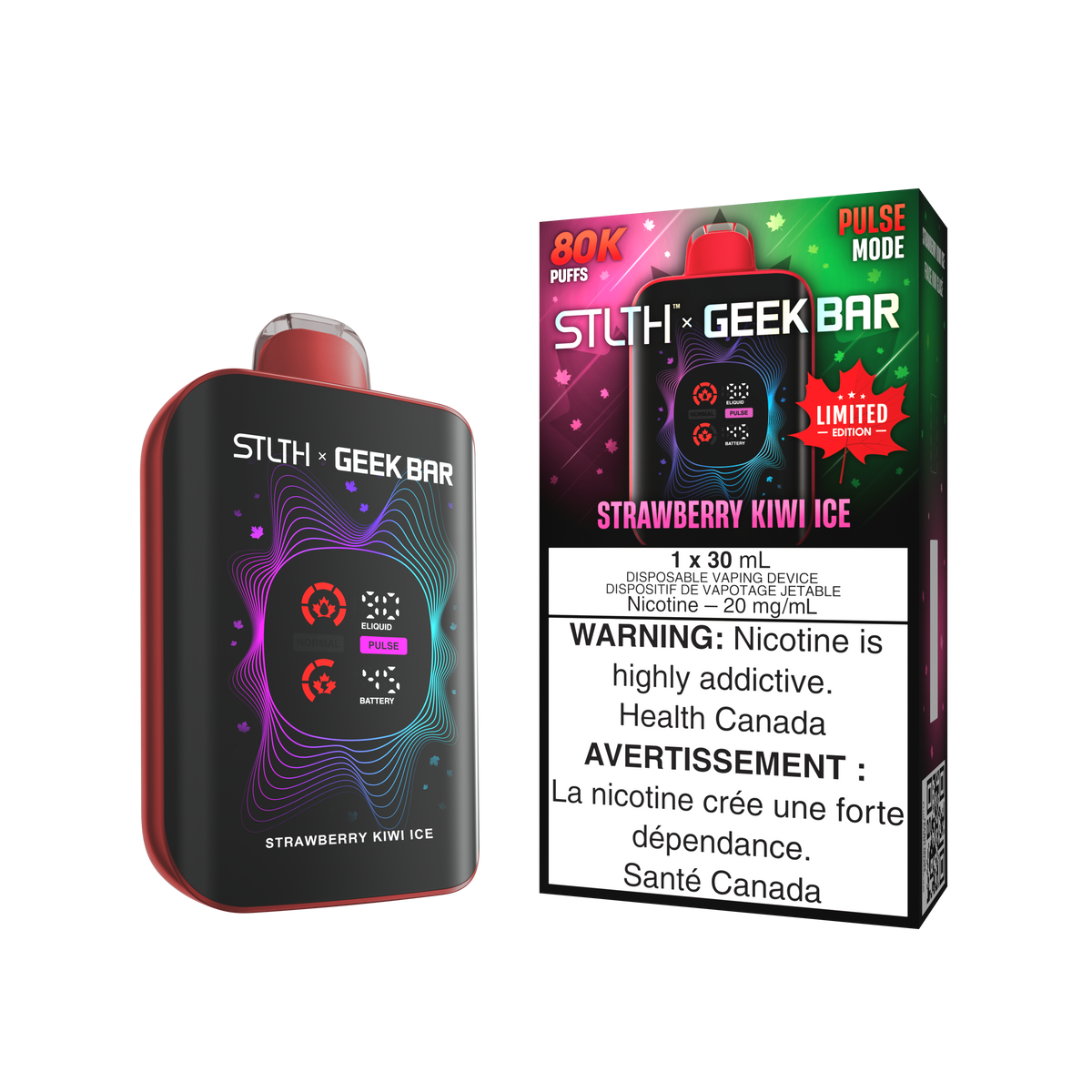 STLTH x Geek Bar - Canada Limited Edition 80K Disposable Vape