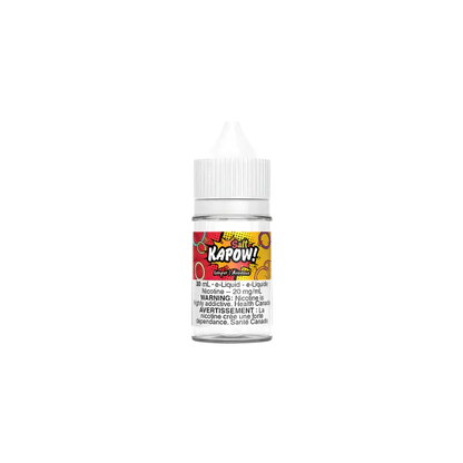 KAPOW! Salt Nic vape juice, Nana flavour, 20mg nicotine strength, sweet and smooth salt nic vape juice crafted for flavourful satisfaction, ideal for vapers in Ontario and Quebec.