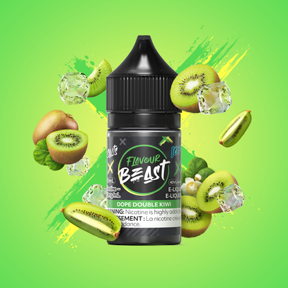 Flavour Beast E-Liquid Salt 30mL, Bomb Blue Razz flavour with 10mg nicotine salt, smooth and powerful vaping experience, designed for Ontario and Quebec customers.