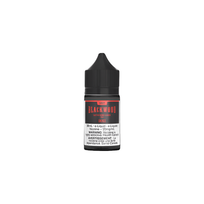 BLACKWOOD Salt Nic, Blue Diamond flavour, 30mL bottle with 20 mg nicotine salt, smooth rich tobacco e-liquid, ideal for Ontario and Quebec vapers.