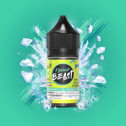 Flavour Beast E-Liquid Salt 30mL, Bussin' Banana flavour, 10mg nicotine salt, smooth and intense vaping experience, designed for Ontario and Quebec customers.