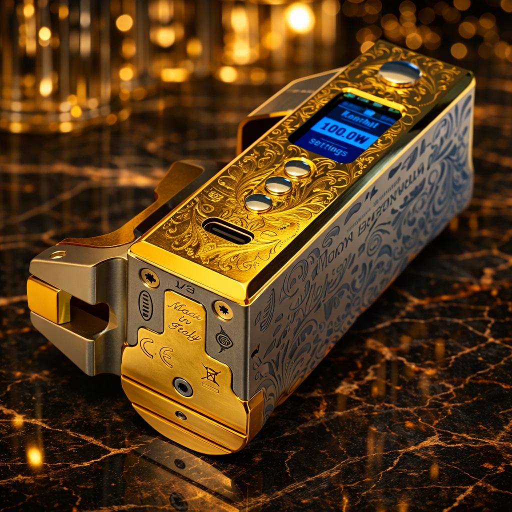 Strangers Mods Modena INDOMITA21 Squonk Mod - Pandora Engraved Limited Edition