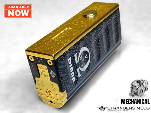 Strangers Mods Diana Oblivion gold plated 18650 mechanical mod