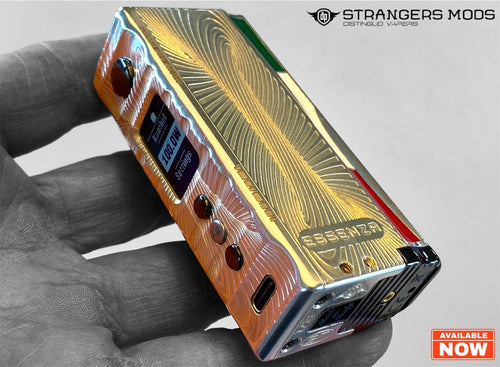 Strangers Mods Essenza DNA100C Gloom silver plated DLC 18650 box mod