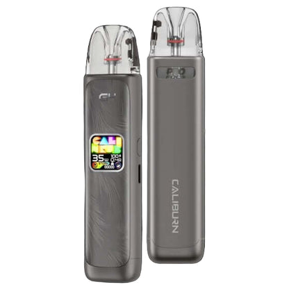 Uwell Caliburn G4 Open Pod Kit 2mL, Karst Grey finish, adjustable vaping modes with smooth flavour control, compact and ideal for Ontario and Quebec vape enthusiasts.