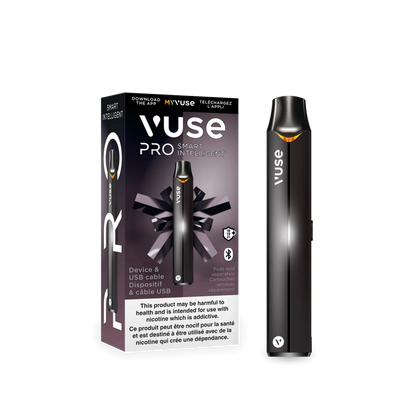 VUSE PRO Smart Solo Device, Aqua colour, fast charging, MYVUSE app enabled, ideal for Ontario and Quebec vapers.