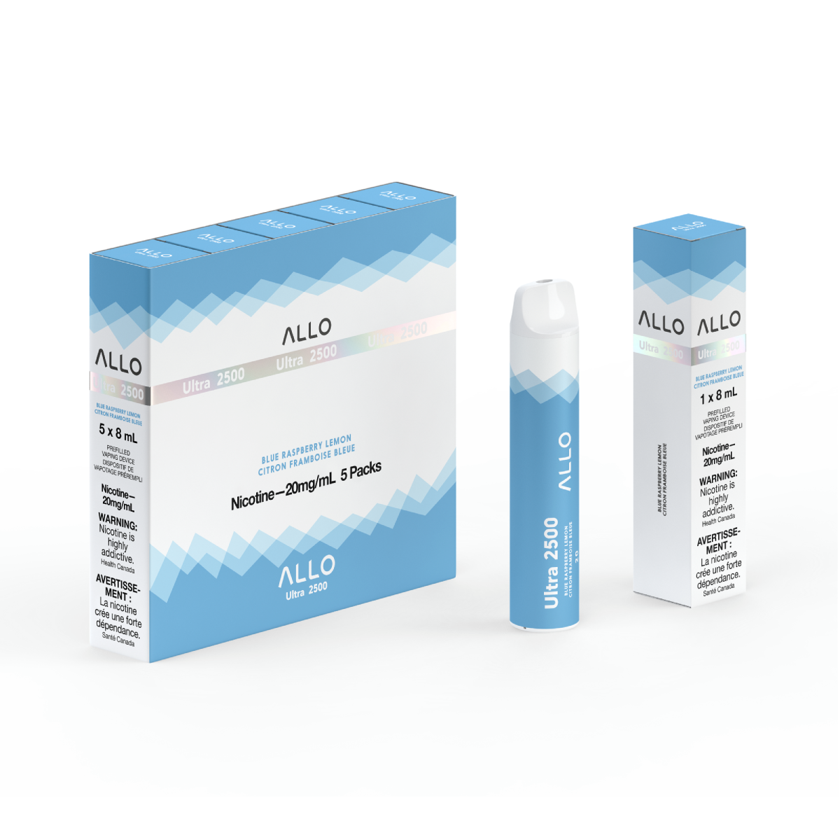 Allo Ultra 2500 Disposable Vape — Blue Raspberry Lemon