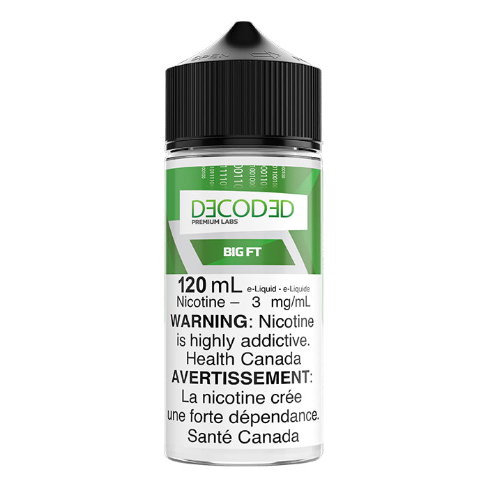 DECODED Big FT Freebase E-Juice 120mL - Supa Vapes